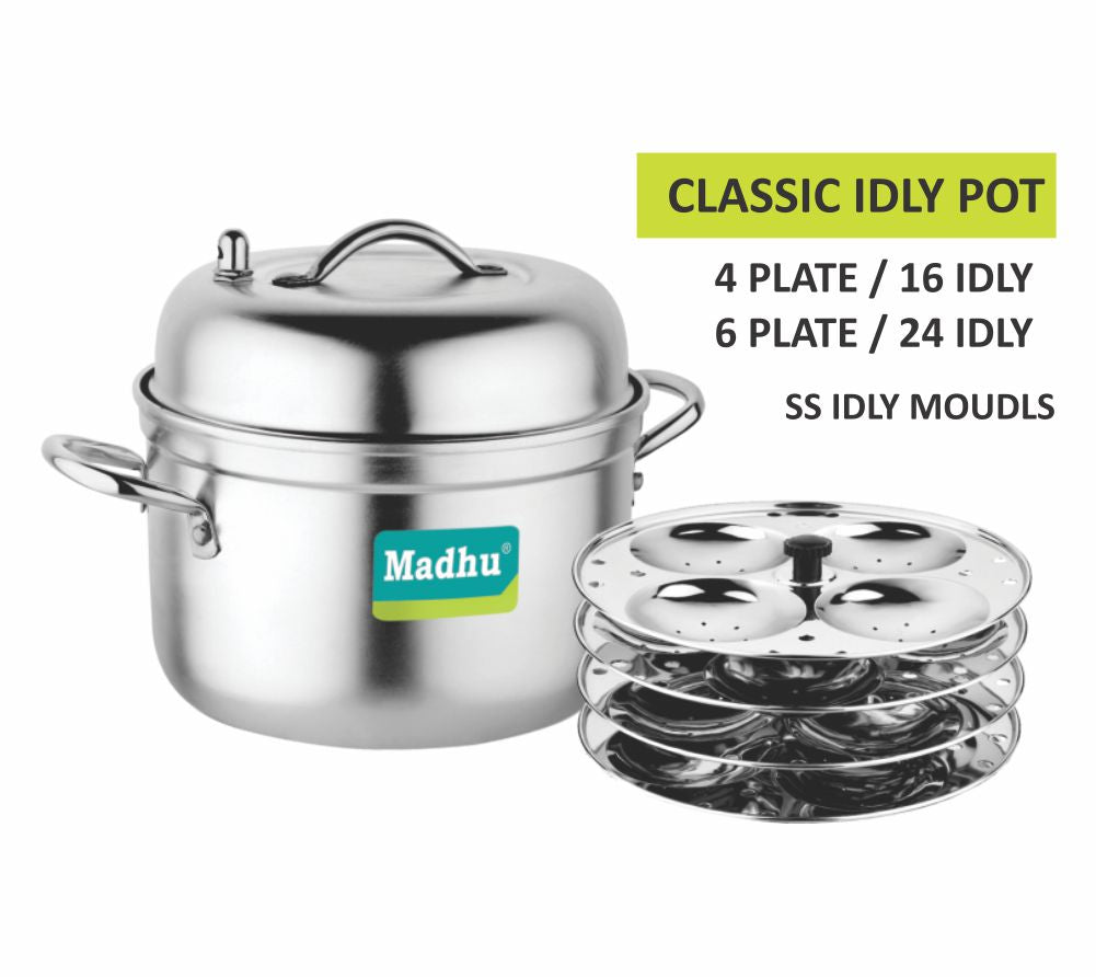 SS IDLY POT/ Steam Pan 4 PLATE/16 IDLY