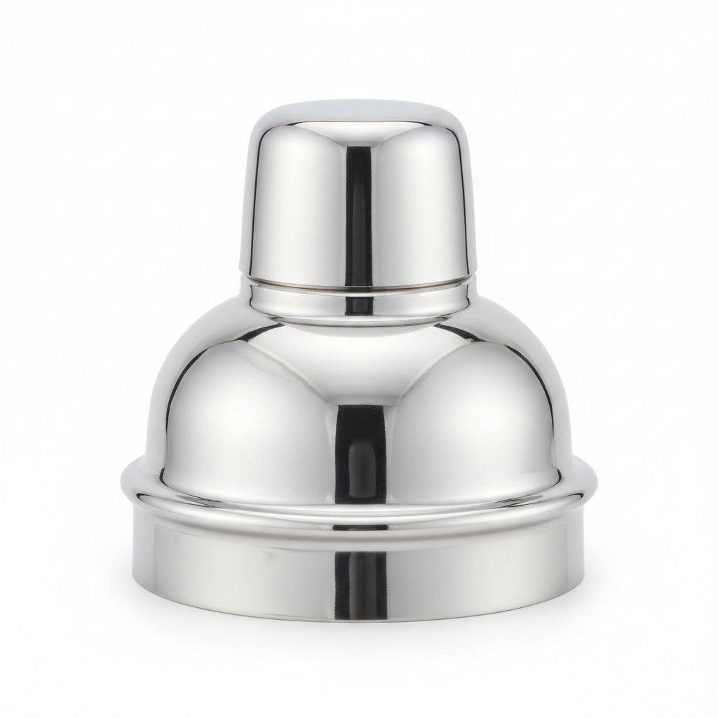SS Tops (Cover W/Rib Gasket (For Glass Shaker)) 8 Cm