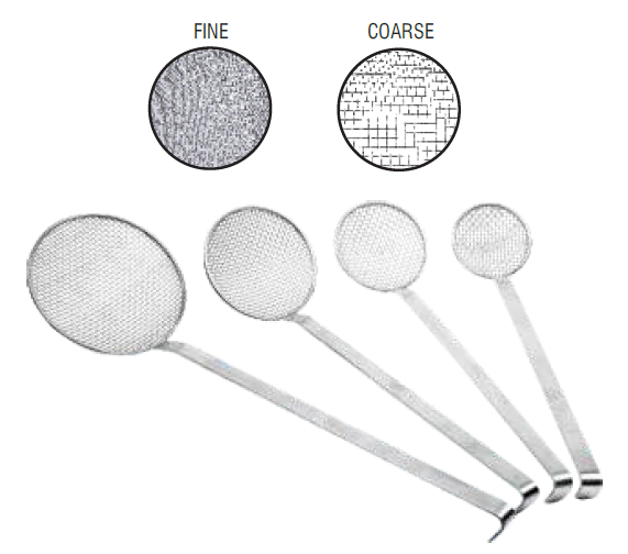 Stainless Steel HD Skimmer Fine & Coarse Wire Mesh 24X55 Cm