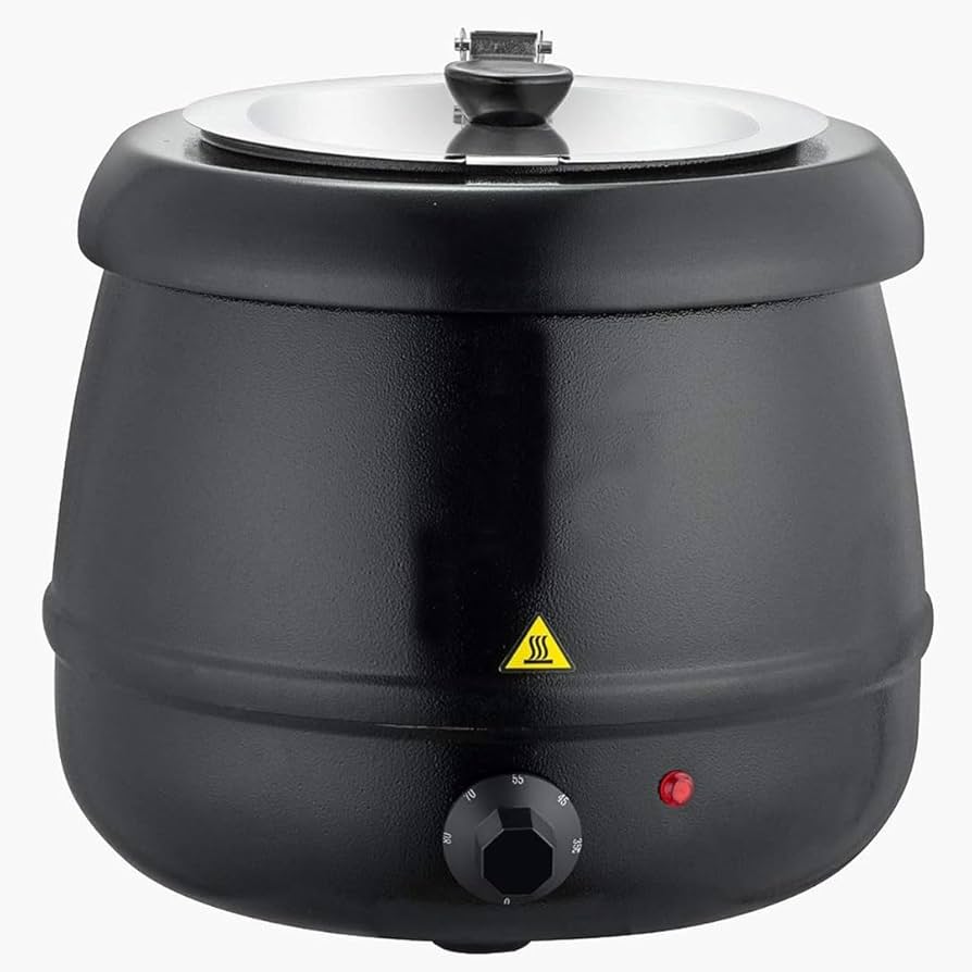 Electric Soup pot 10L - BLACK