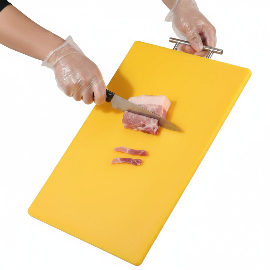 PE Chopping Board FLAT MIX Color - 45*32*2 Assorted colours with handle