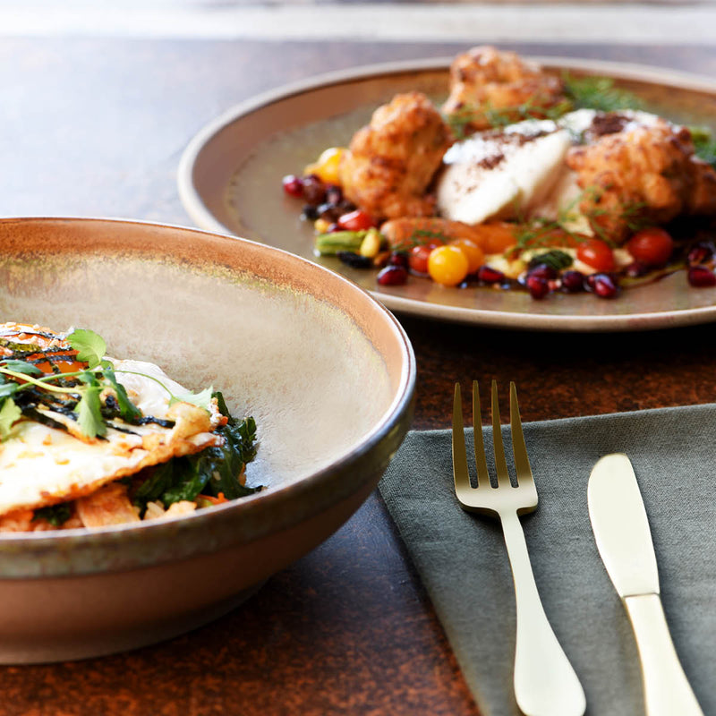 DISH ROUND COUPE-103x95x25mm BURN SIENNA