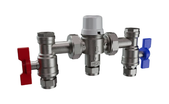 Thermostatic Mixing Valve - Pre-set 38 Degrees