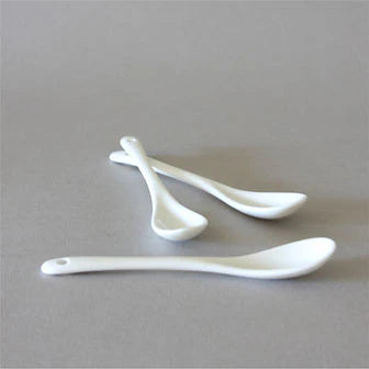 White Ceramic Teaspoon/soupspoon 1PC