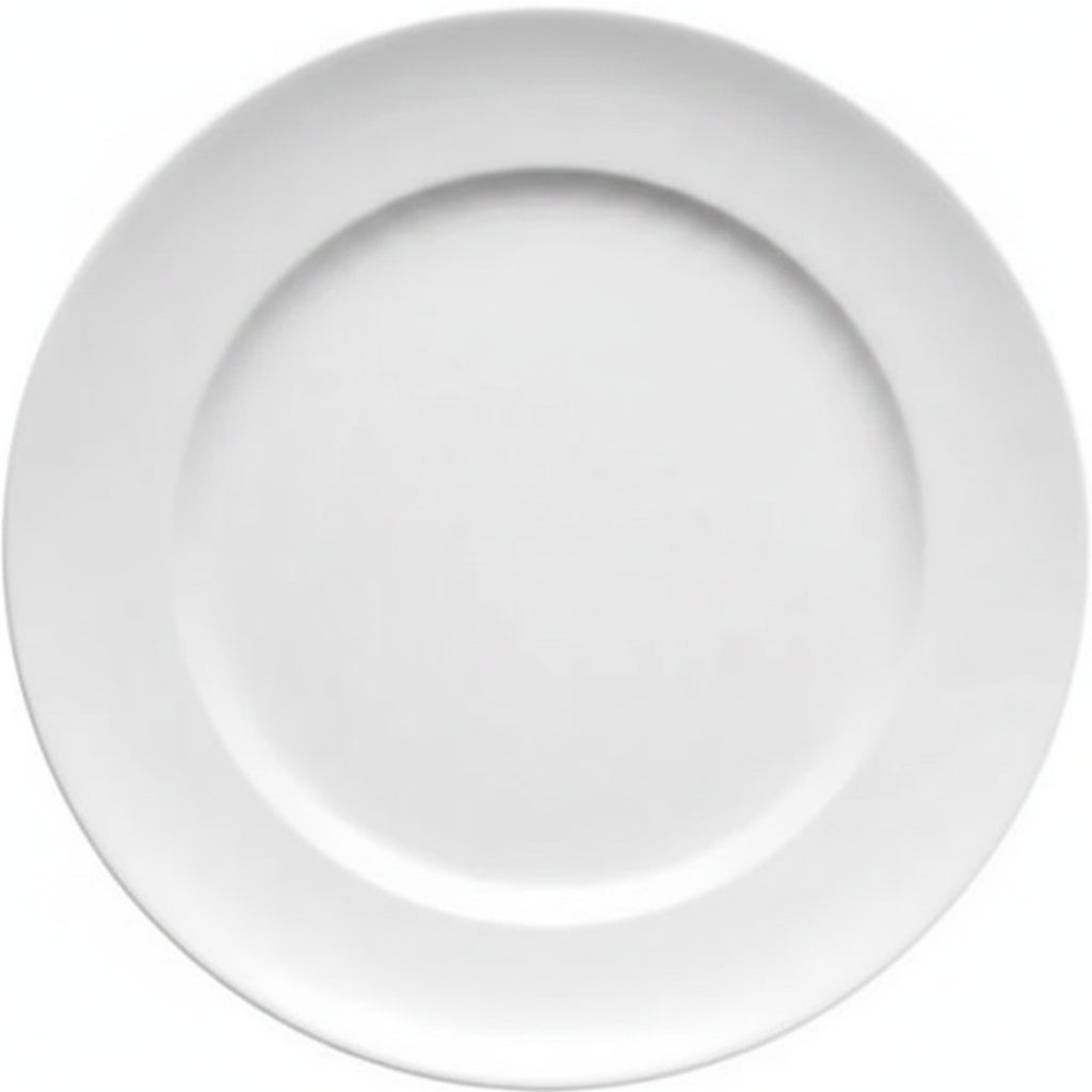 White Round Ceramic plate 10.5" 1PC