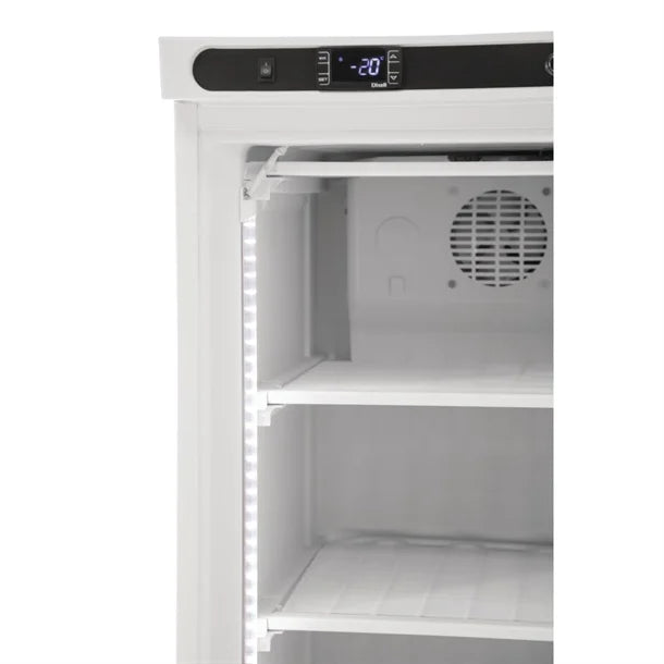 Polar C-Series Glass Door Display Freezer White 365Ltr
