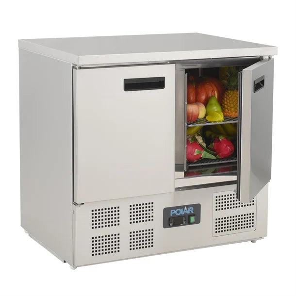 Polar G-Series Double Door Counter Fridge 240Ltr