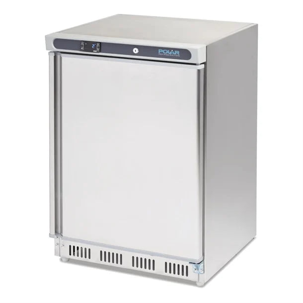 Polar C-Series Stainless Steel Under Counter Freezer - 140Ltr