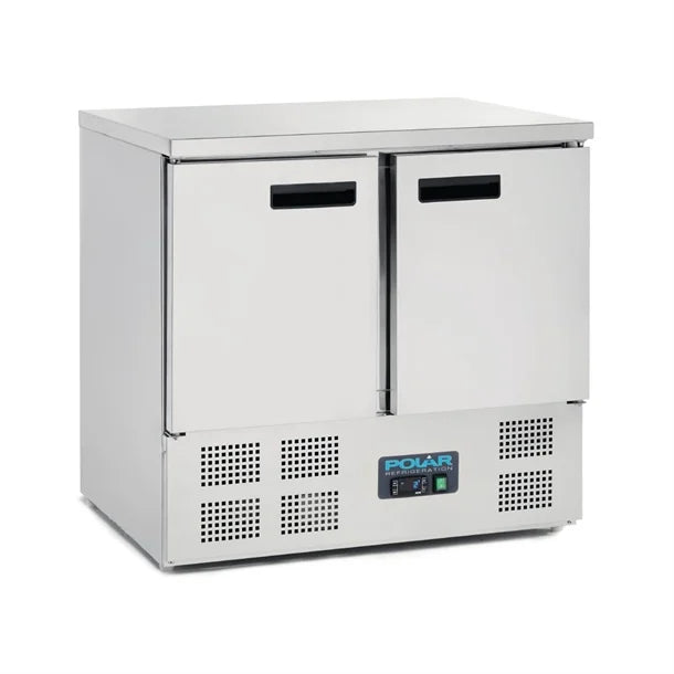 Polar G-Series Double Door Counter Fridge 240Ltr