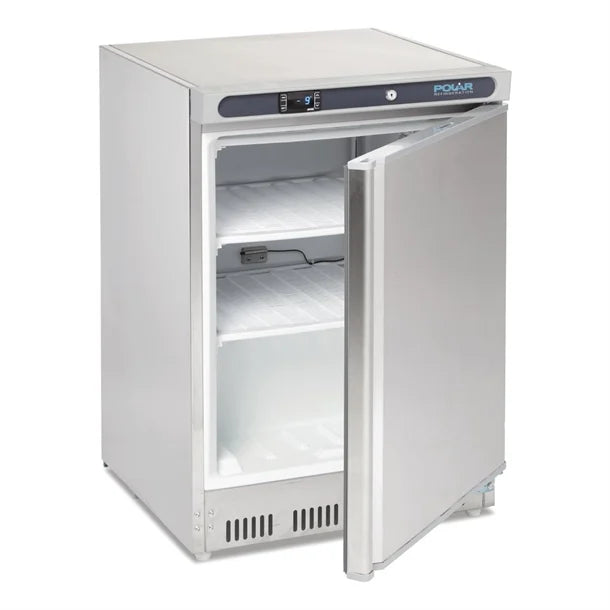 Polar C-Series Stainless Steel Under Counter Freezer - 140Ltr