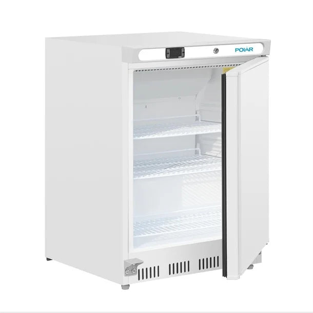 Polar C-Series Under Counter Fridge White 150Ltr