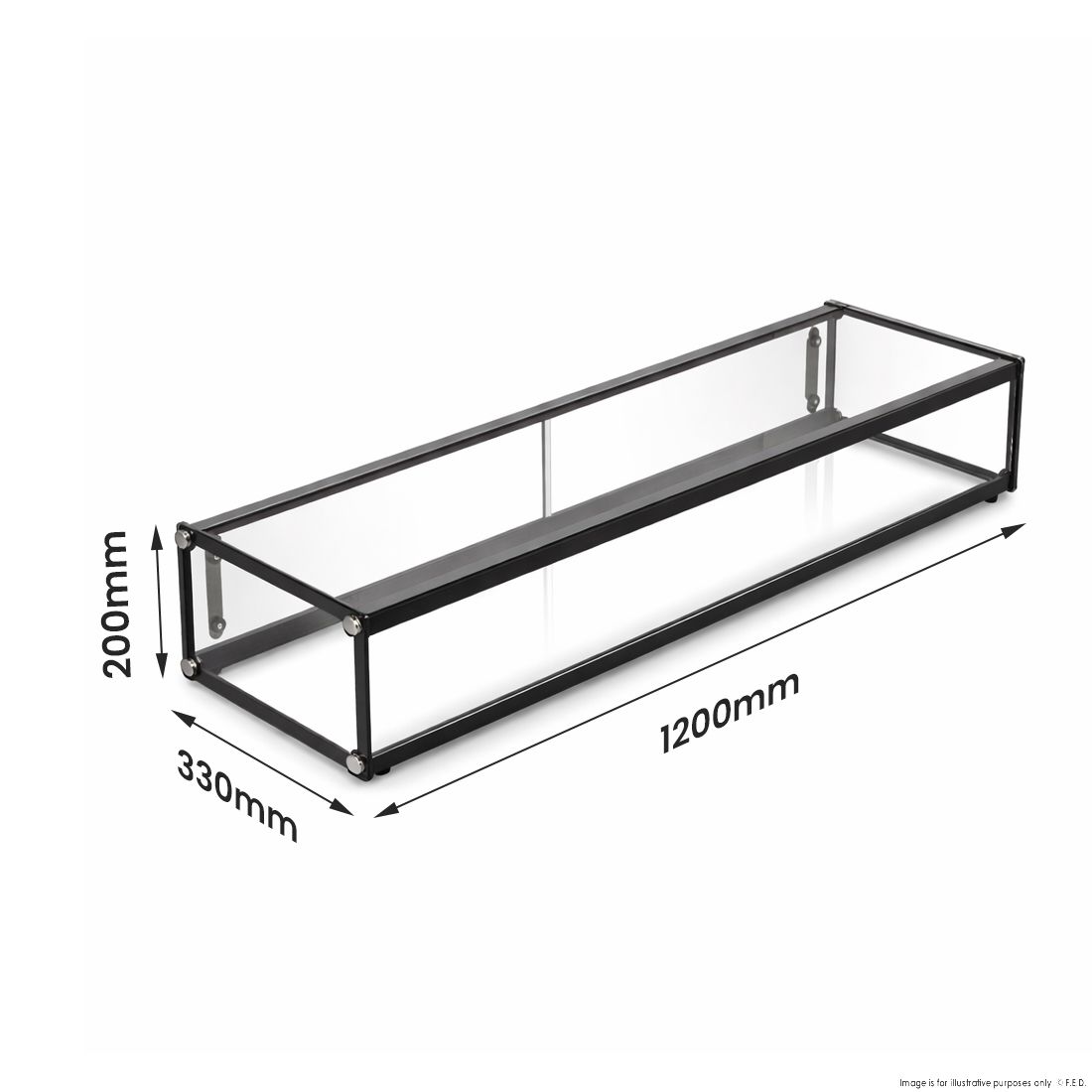Bonvue Pre-assembled Single Layer Ambient Showcase AD1-1200