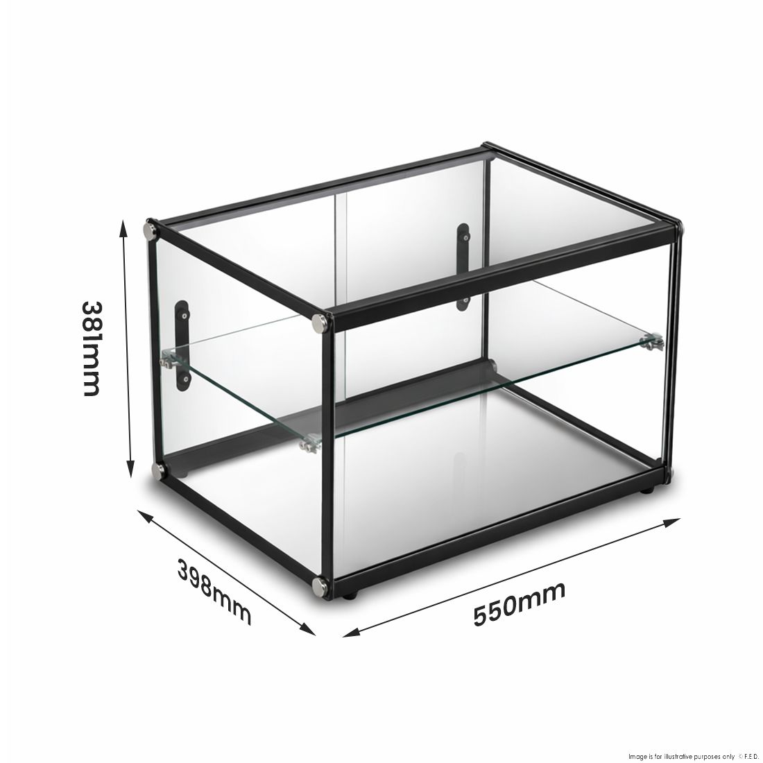 Bonvue Pre-assembled Two Layer Ambient Showcase - AD2-550
