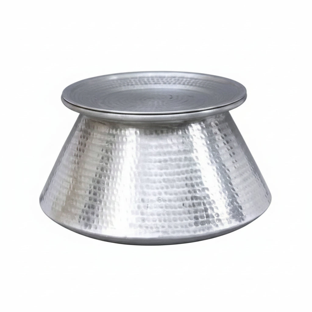 Aluminium Handi Thick Hammered & Welded Joints Biryani Pot Size 13 (41 Liters)