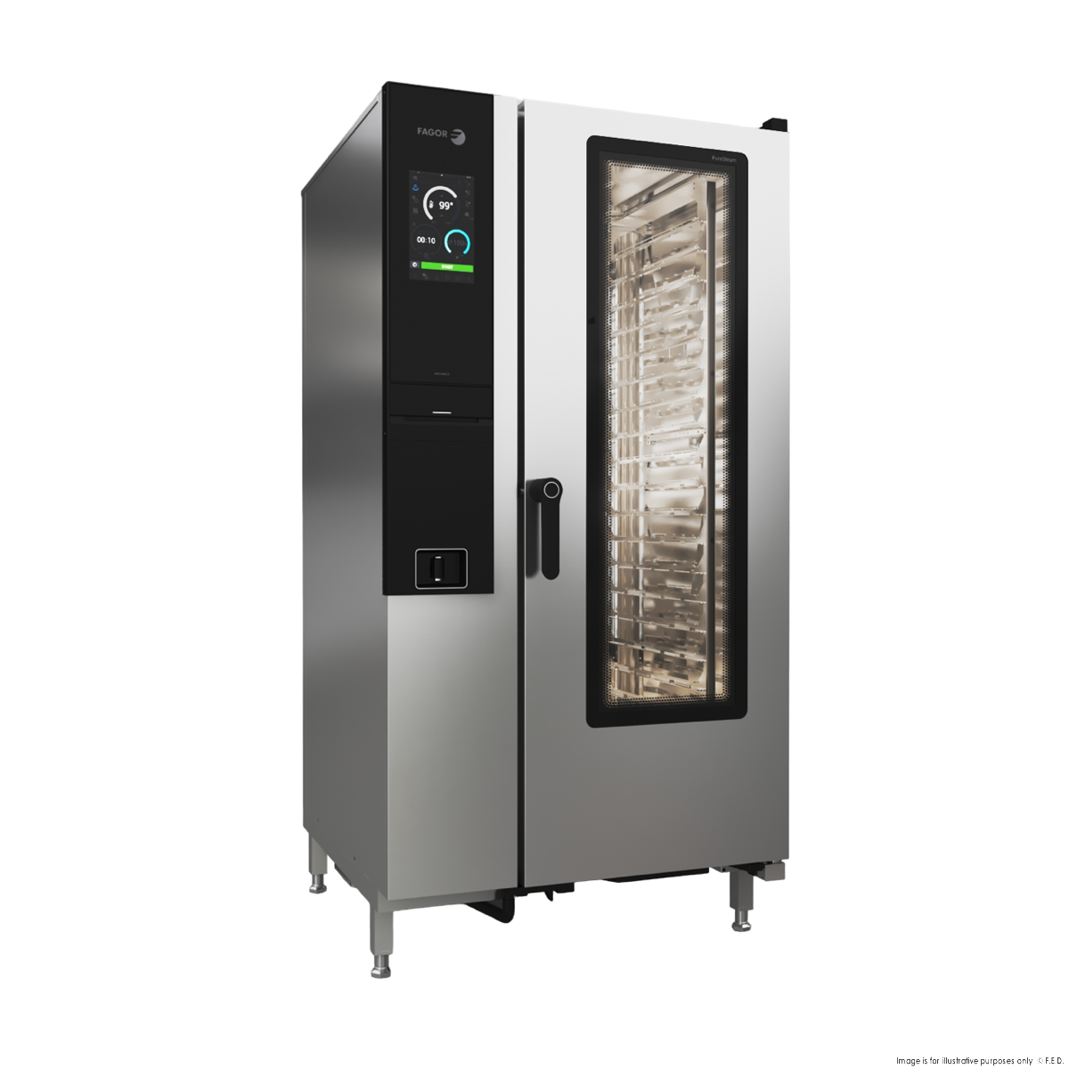 Fagor Ikore 20 Tray Advanced Boiler Gas Combi Oven - APW-201GRLWS