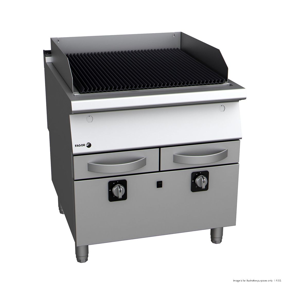 Fagor Kore 700 Series Electric 4 Burners with oven C-E741