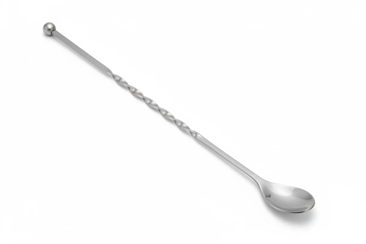 SS Bar Spoon  With St.Steel Ball Tip 11""(285 Mm)