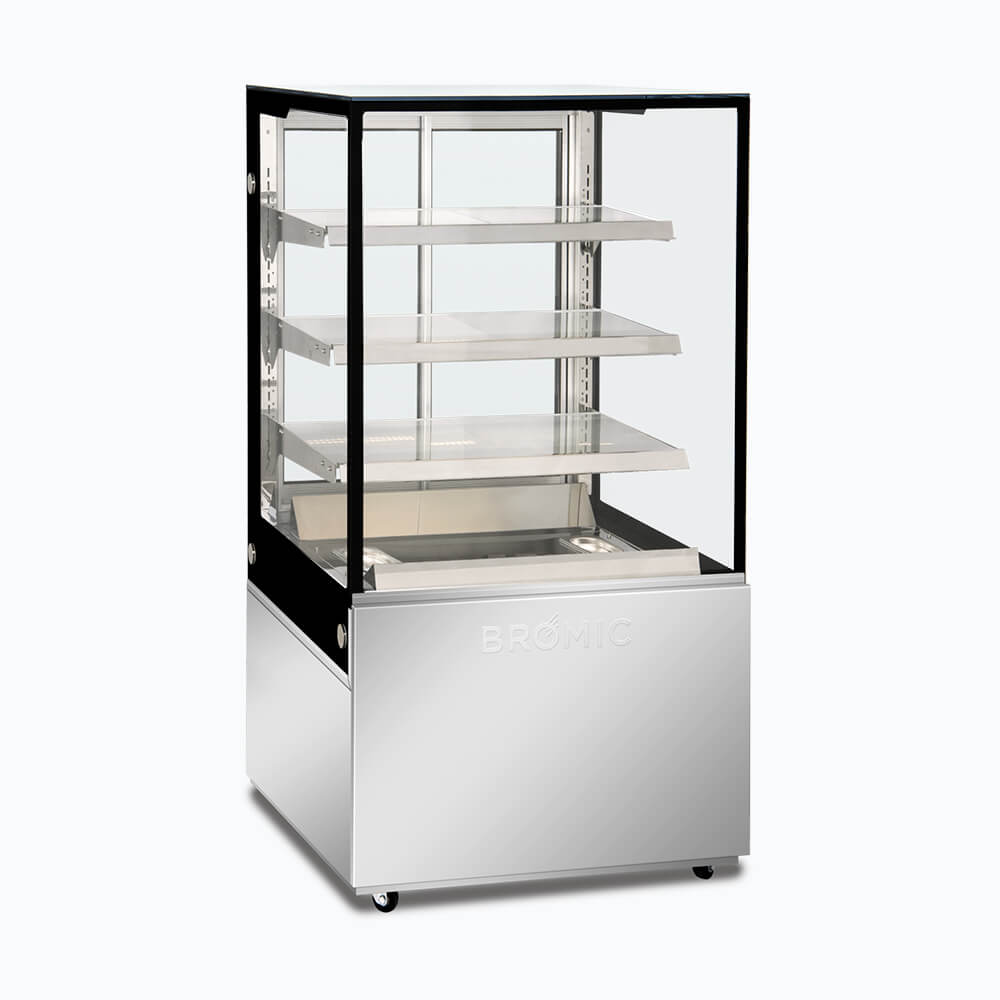 4 tier hot food display 660mm - FD4T0660H