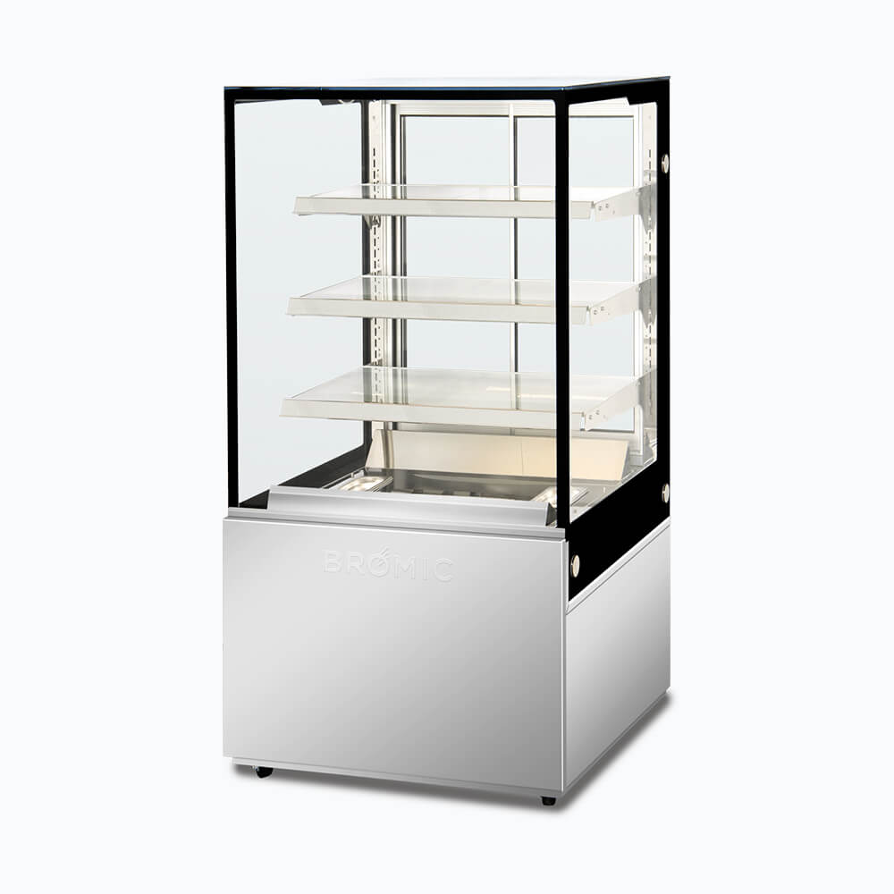 4 tier hot food display 660mm - FD4T0660H