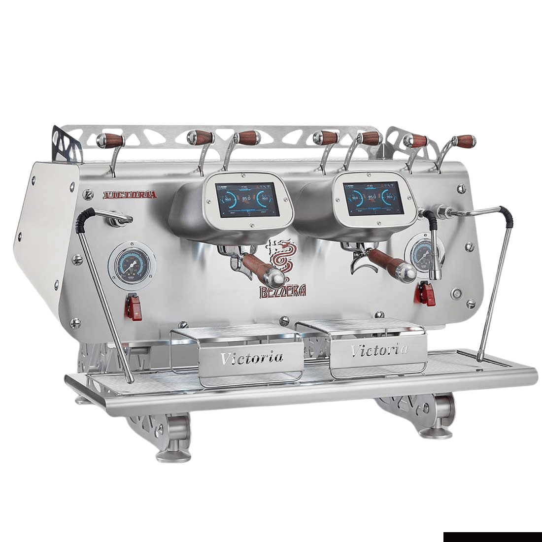 Bezzera VICTORIA White 2-Group Professional Espresso Machine - BZVICTORIA2W