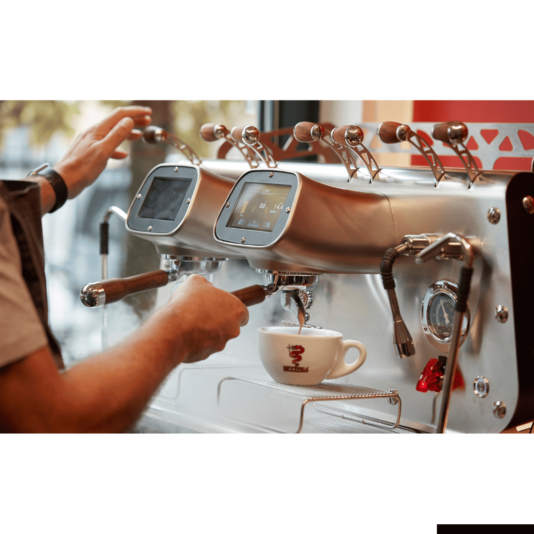 Bezzera VICTORIA Black 3-Group Professional Espresso Machine - BZVICTORIA3B