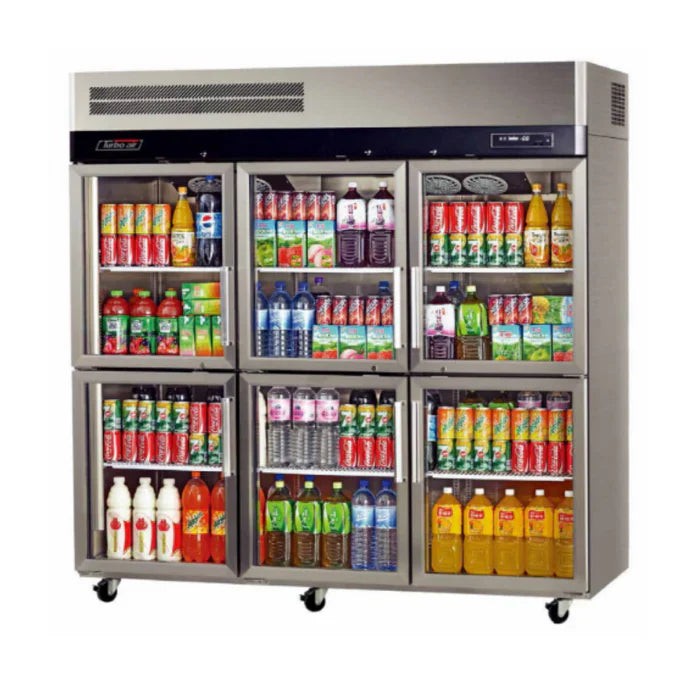Turbo Air KR65-6G- N(HC) 6 Half Door Fridge