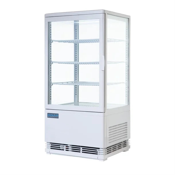 Polar C-Series Energy Efficient Display Fridge White - 68Ltr