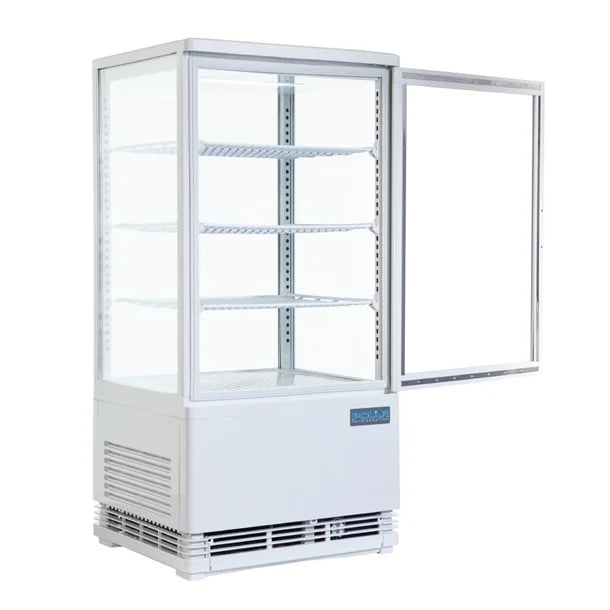 Polar C-Series Energy Efficient Display Fridge White - 68Ltr