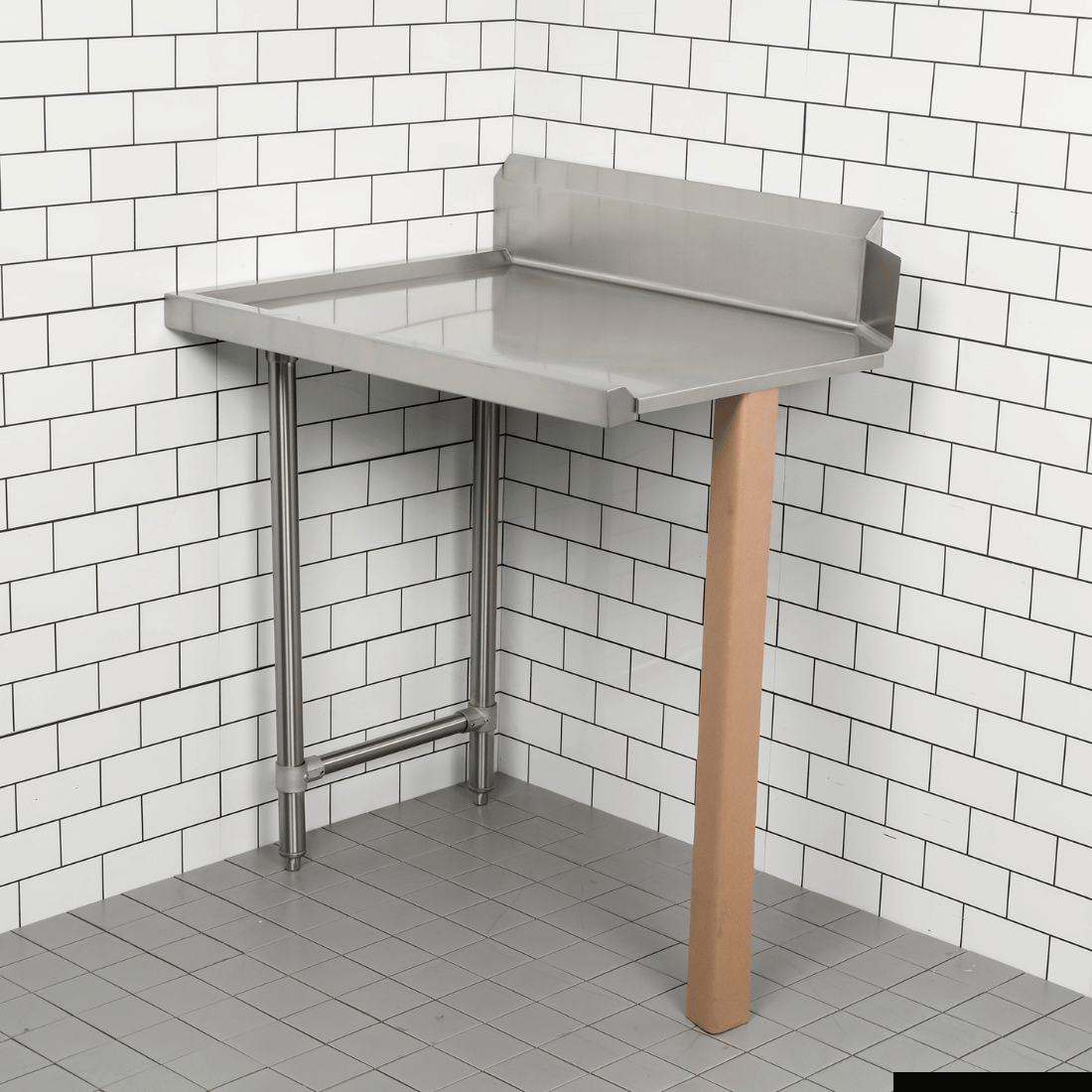 Modular System Clean Dish Table with Splashback CDT-1200R