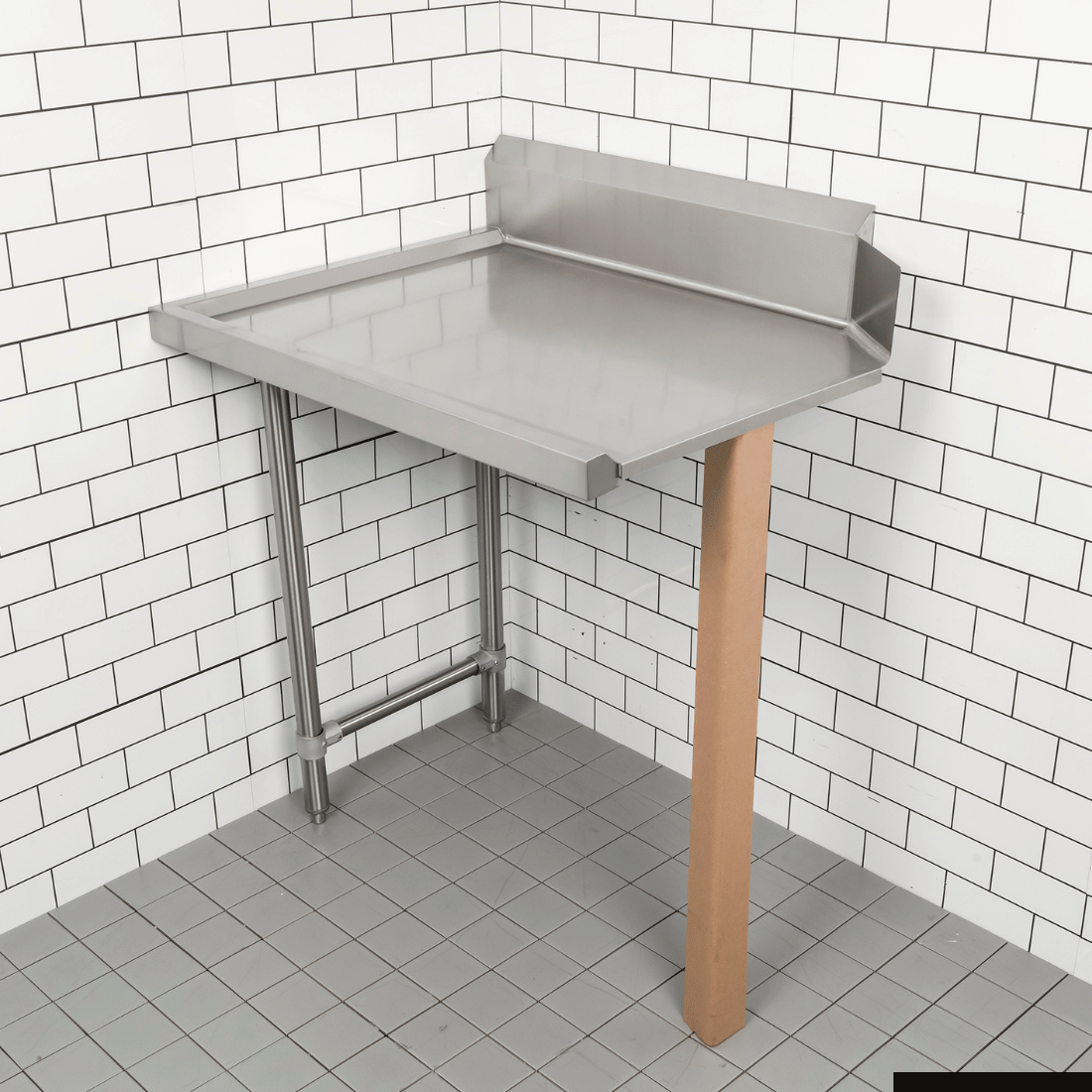 Modular System Clean Dish Table with Splashback CDT-600R