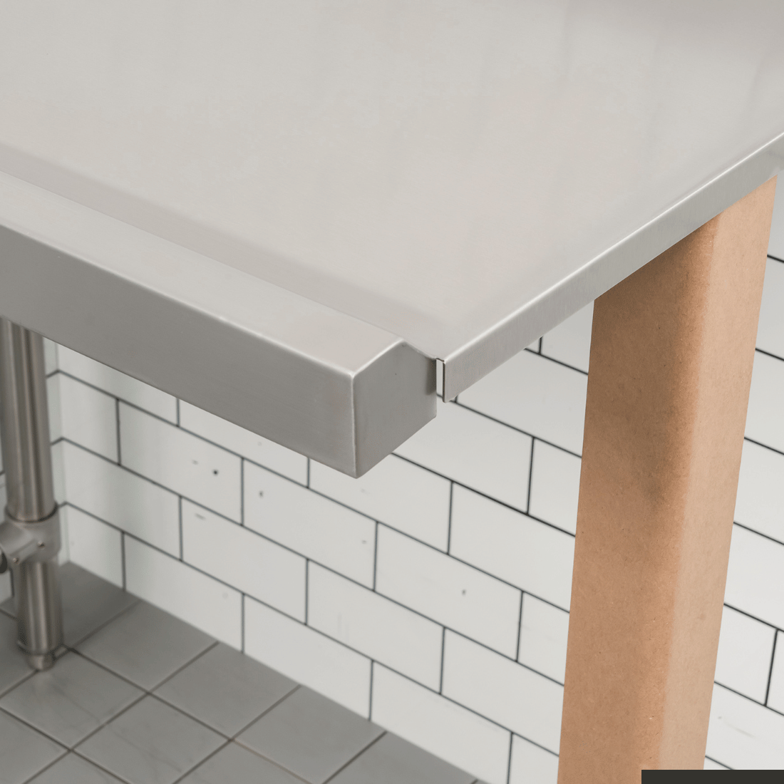 Modular System Clean Dish Table with Splashback CDT-600R
