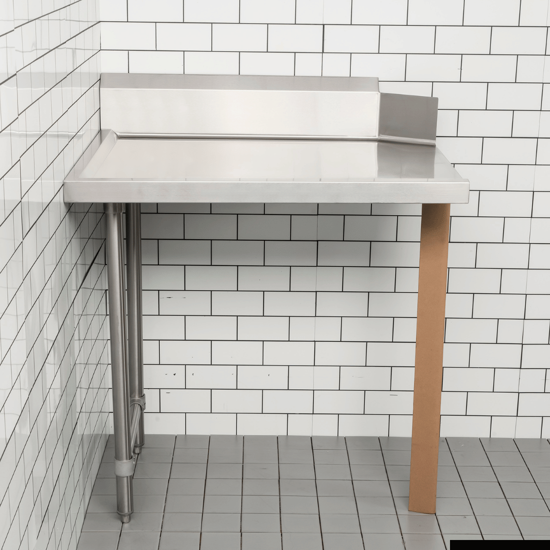 Modular System Clean Dish Table with Splashback CDT-600R