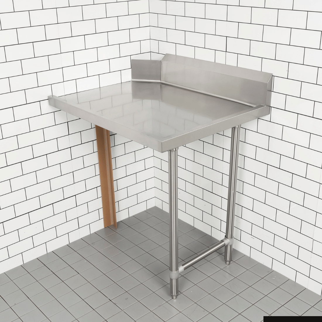 Modular System Clean Dish Table with Splashback CDT-1200L
