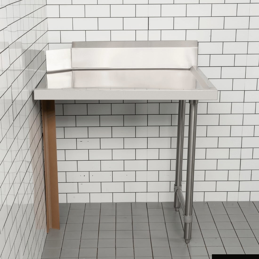 Modular System Clean Dish Table with Splashback CDT-1200L
