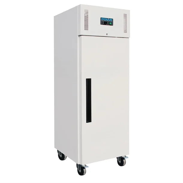 Polar G-Series Upright Cabinet Freezer White 600Ltr