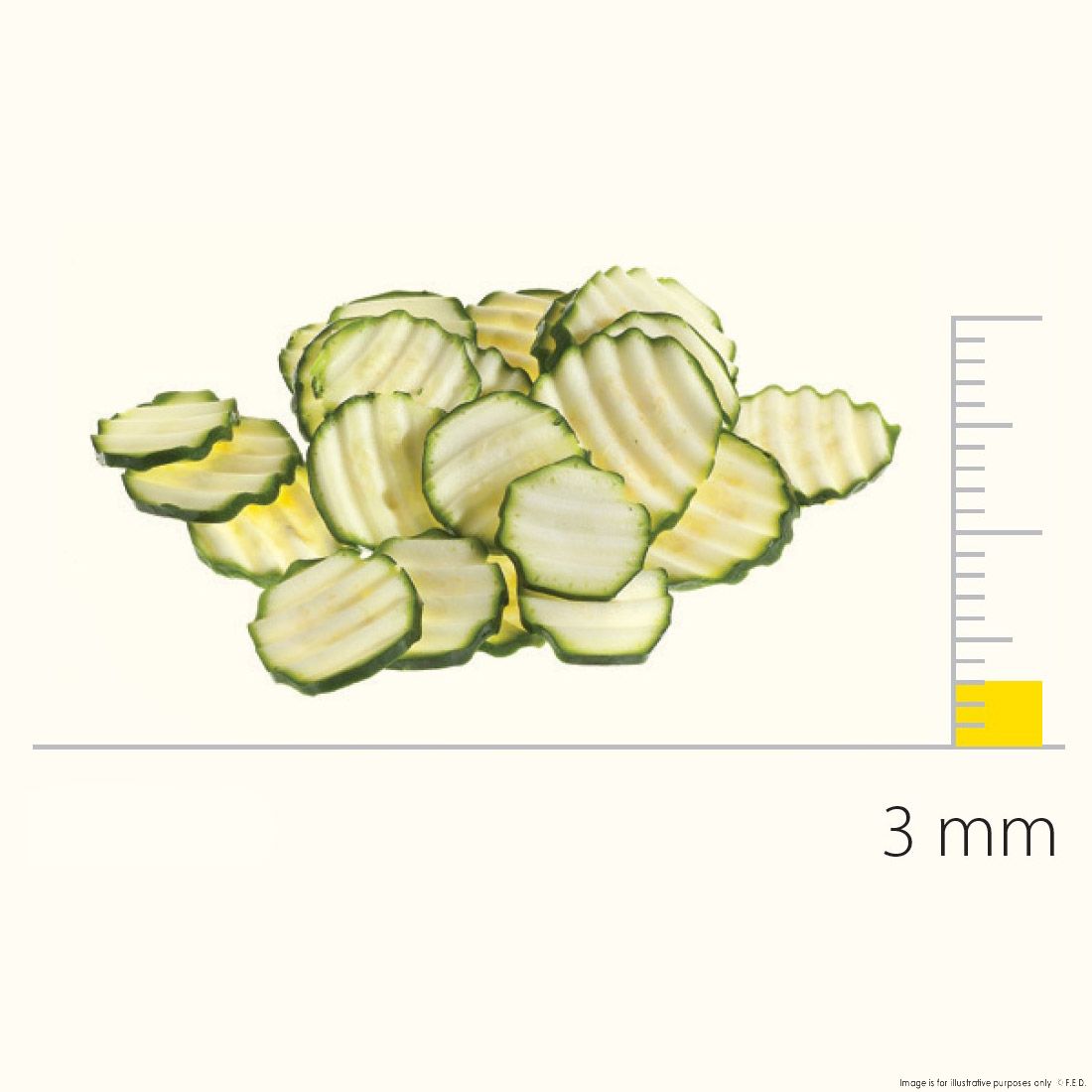 Stainless Steel Disc With Corrugated S-Blades 3 mm - DS650090