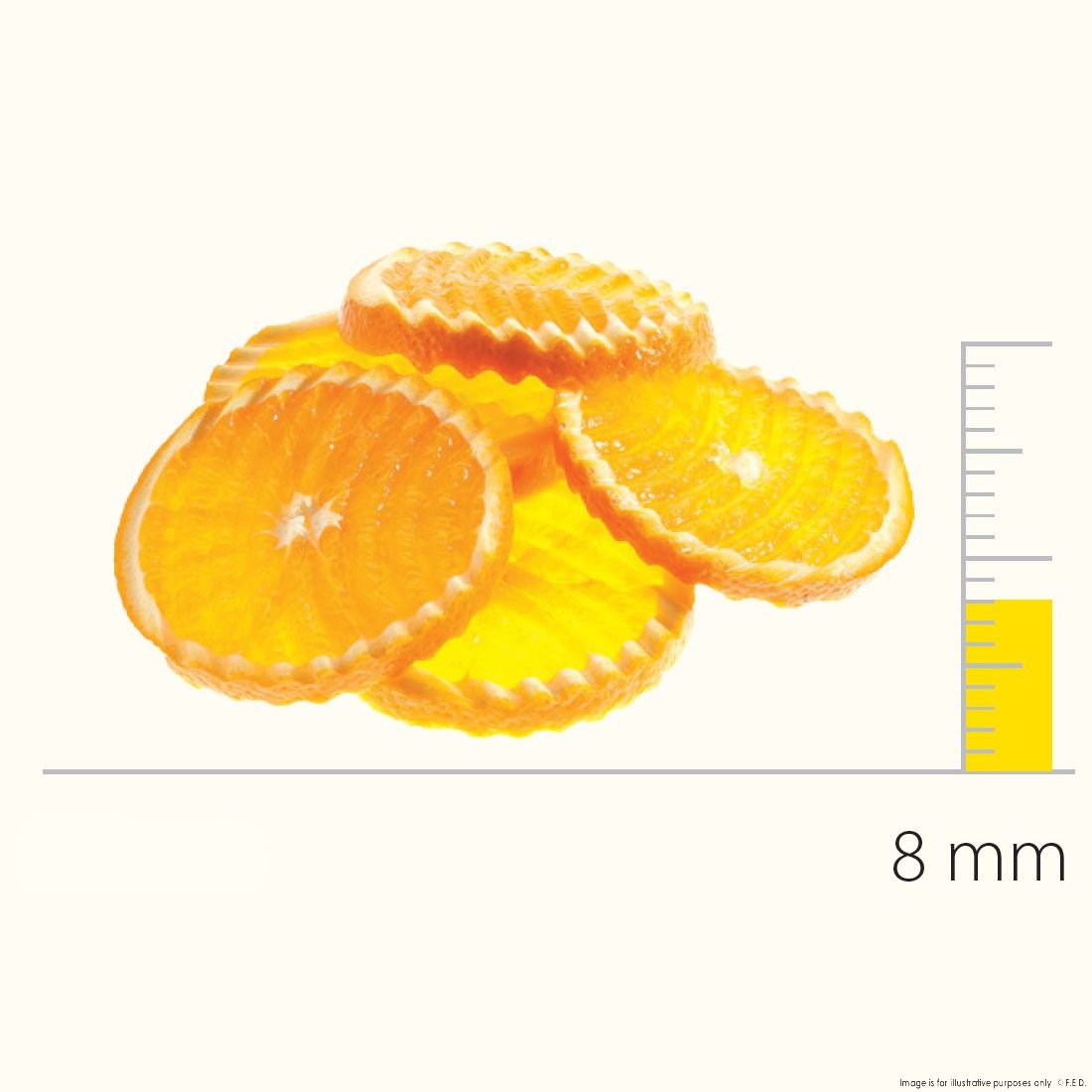 Stainless Steel Pressing/Slicing Disc With Corrugated S-Blades (Balanced) 8 mm - DS650162