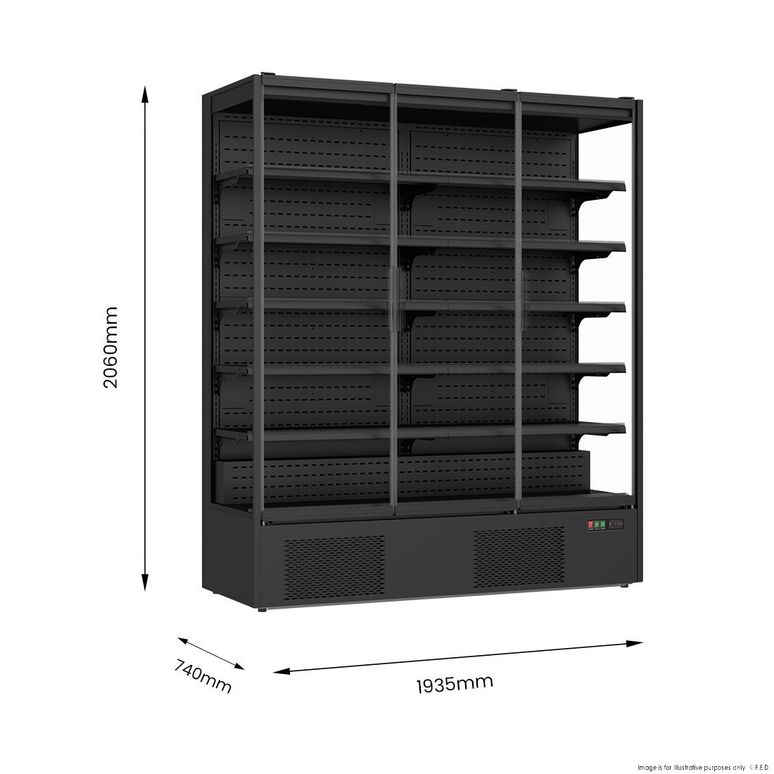 Thermaster Supermarket Panorama 3 Door Chiller Display - DC-187B