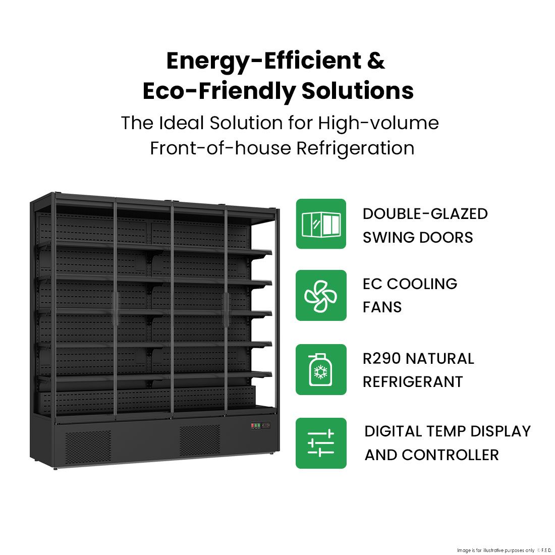 Thermaster Supermarket Panorama 4 Door Chiller Display - DC-250B