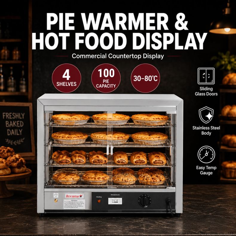 Benchstar Pie Warmer & Hot Food Display - DH-805E