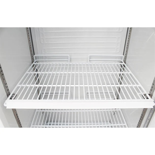 Polar G-Series Upright Display Fridge White - 350Ltr