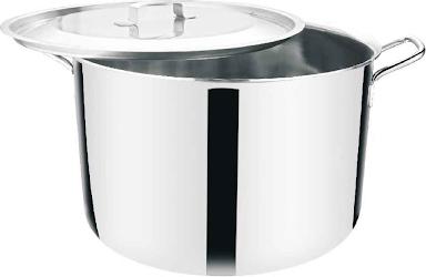 Stainless Steel CASSEROLES 3mm Thickness With Cover & Handles Size 48