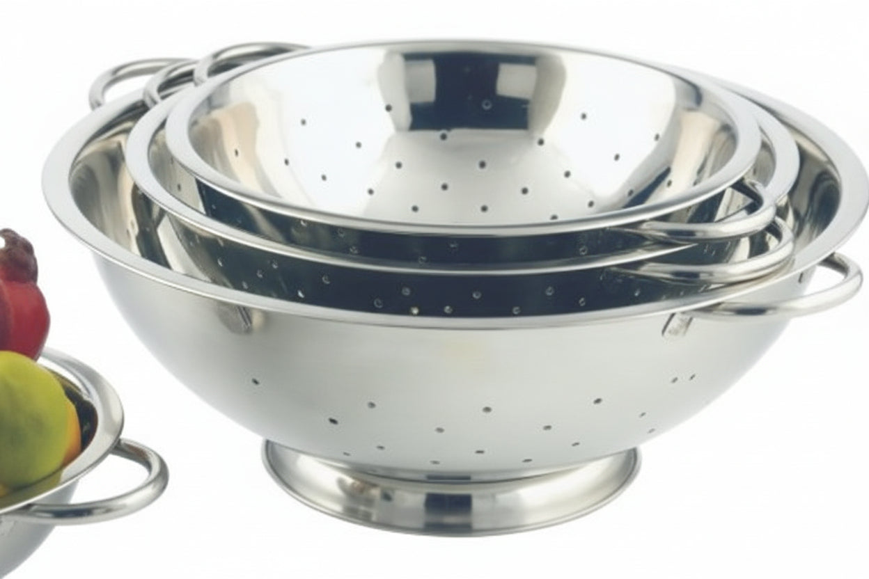 SS Colander Regular 1.5ltr With Tubler Handle 8"