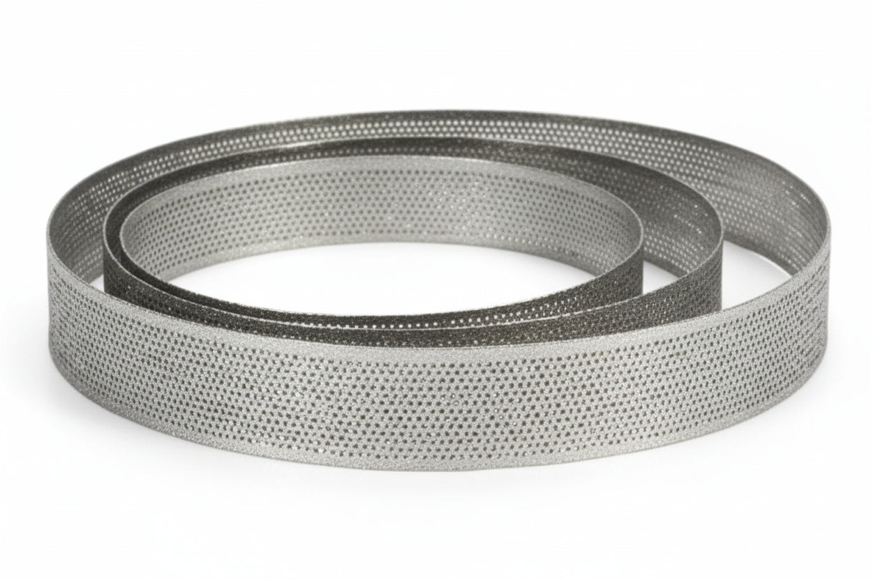 SS Cake Ring Round Perforated D.14x3.5cm