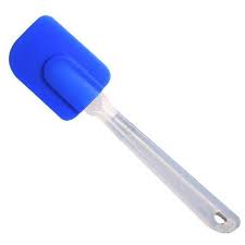 Rubber Spatula Silicon - 25cm Blue 1PC