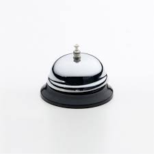 Stainless Steel Bell Call Desk- Large  1pc