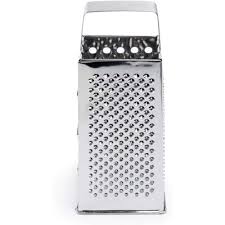 Stainless Steel Grater 4 sided 9"