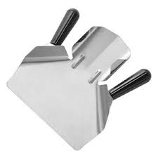 Double handle chip scoop/french fry spatula Stainless Steel 1pc
