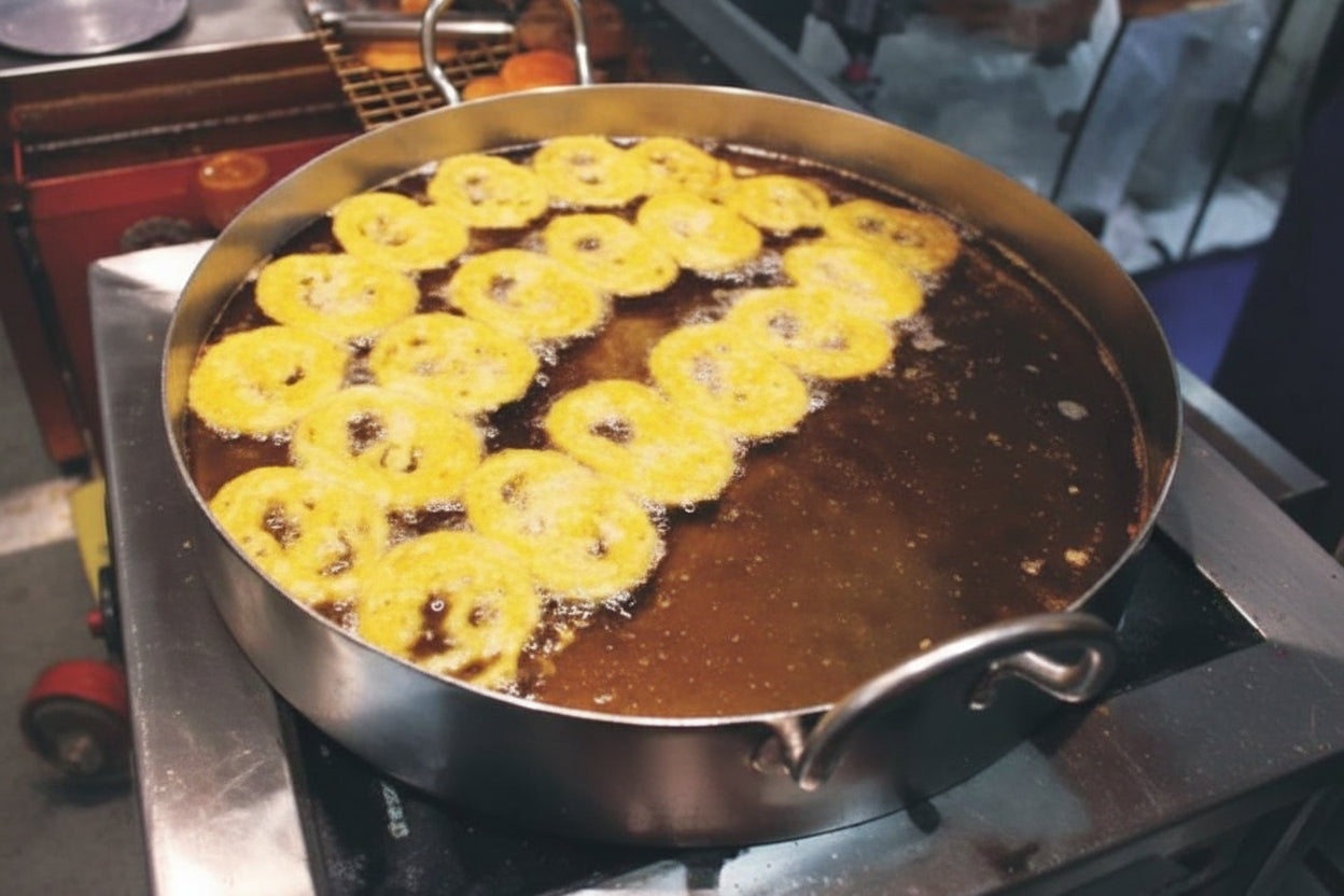 Stainless Steel Jalebi Kadhai (X-LARGE) 3MM Size 48