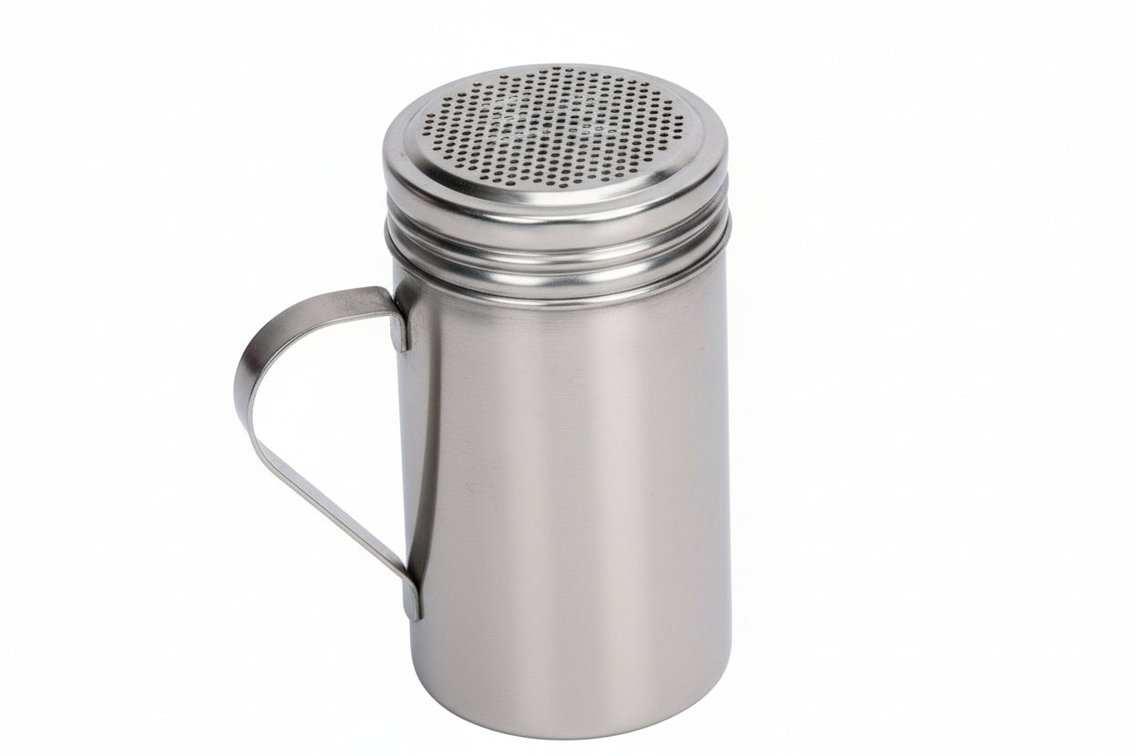 SS Shaker/Dredger With Handle 15 Oz Mesh Cover 1PC